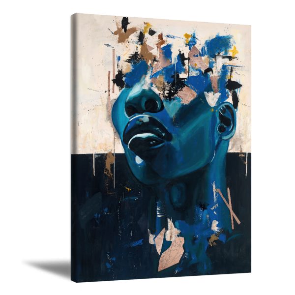 Black Women Wall Art African American Women unFramed Canvas Wall Art Black Queen Poster